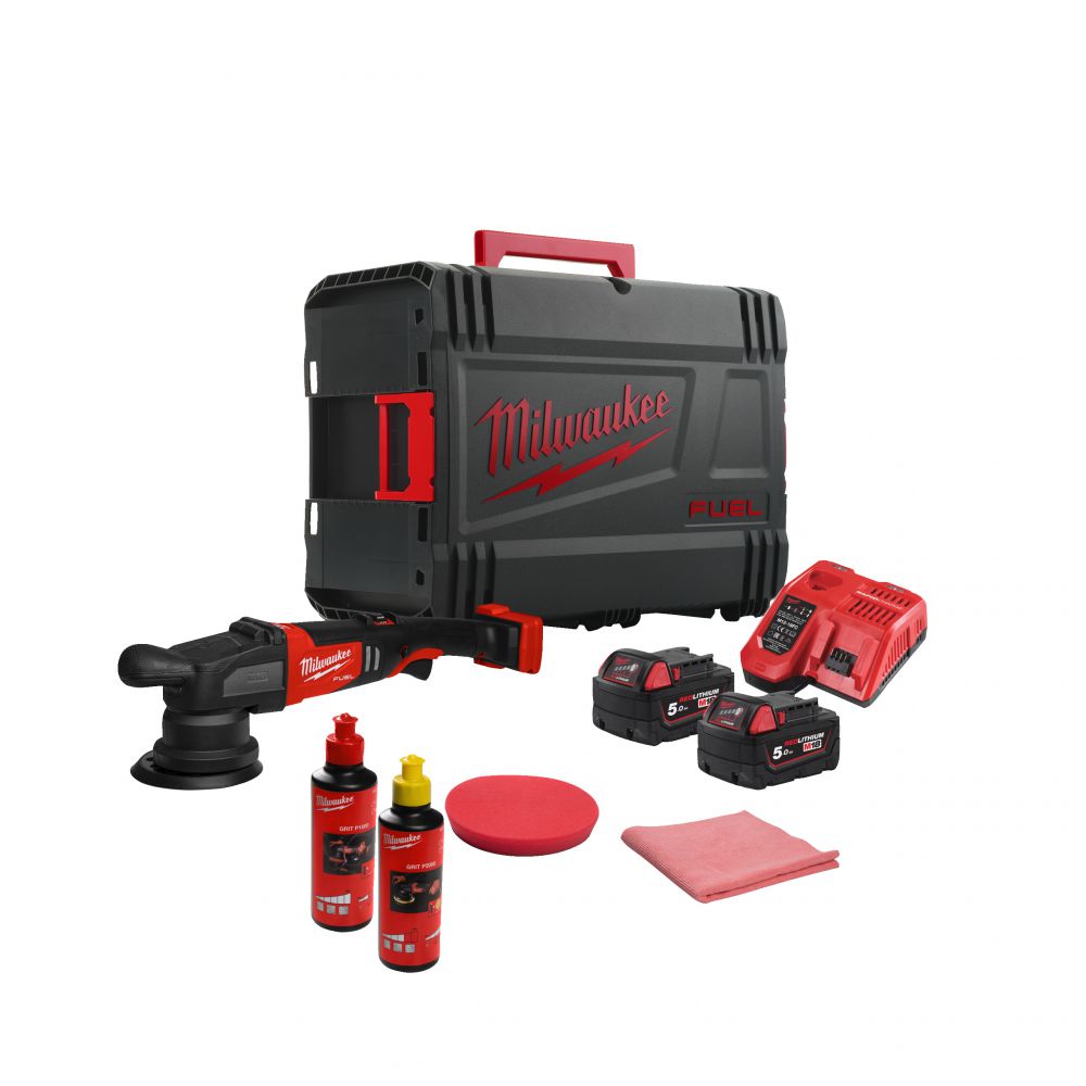 Milwaukee - Akku-Exzenter Polierer M18 FUEL (M18 FROP15-502X KIT) 